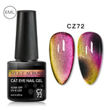 MEET ACROSS 3D/9D Chameleon Cat Eyes Gel Polish