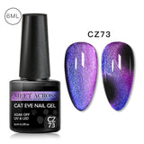 MEET ACROSS 3D/9D Chameleon Cat Eyes Gel Polish