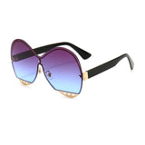 Big Frame  Hollowing Out  Sunglasses