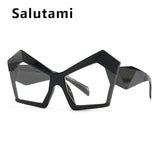 Unique Butterfly Square Cat Eye Sunglasses
