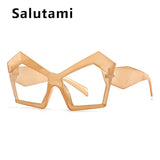 Unique Butterfly Square Cat Eye Sunglasses