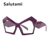 Unique Butterfly Square Cat Eye Sunglasses