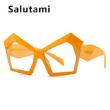 Unique Butterfly Square Cat Eye Sunglasses