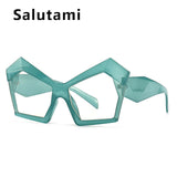 Unique Butterfly Square Cat Eye Sunglasses