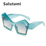 Unique Butterfly Square Cat Eye Sunglasses