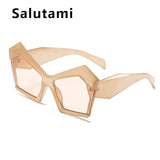 Unique Butterfly Square Cat Eye Sunglasses