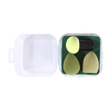 3pcs Makeup Blender Cosmetic Puff Makeup Sponge with Storage Box