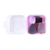 3pcs Makeup Blender Cosmetic Puff Makeup Sponge with Storage Box