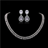 Moonso CZ Wedding Engagement Bridal Real Sterling Silver 925 Genuine Simulated Jewelry Sets for women LJ1055 dsaw