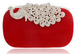 Clutch evening bags Crown rhinestones