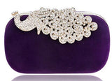 Clutch evening bags Crown rhinestones