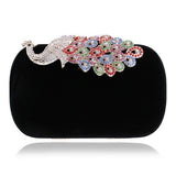 Clutch evening bags Crown rhinestones