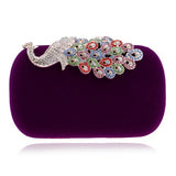 Clutch evening bags Crown rhinestones