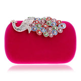 Clutch evening bags Crown rhinestones