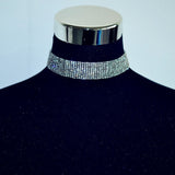 jewelry crystal stone Multiple layers choker necklace