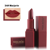 Matte Lips Makeup Kiss proof lipstick Batom Pencil Brown Lip Stick Nude