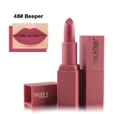 Matte Lips Makeup Kiss proof lipstick Batom Pencil Brown Lip Stick Nude