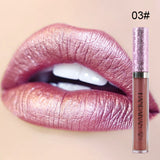 Diamond Shine Metallic Lipstick Charming Long Lasting L Glitter Powder Lip Gloss