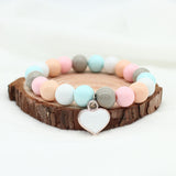 Elastic Glass Beads Bracelets