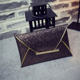 Hot Hand  Women Fashion Sequins Envelope Bag