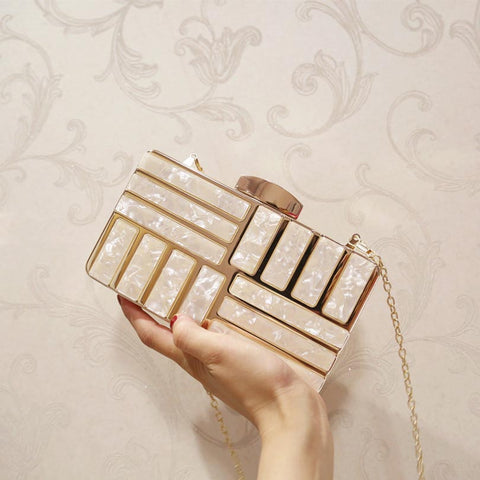 Luxury Brand Design Acrylic Decoration Clutches
