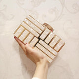 Luxury Brand Design Acrylic Decoration Clutches