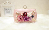 purse with chain flower banquet bags