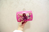 purse with chain flower banquet bags