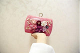 purse with chain flower banquet bags