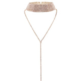 Rhinestone Choker Crystal Gem