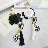 Black White Woman Earring