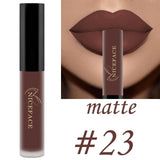 Sexy long lasting waterproof super matte lipstick moisturizing cream velvet lipstick