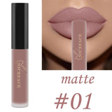 Sexy long lasting waterproof super matte lipstick moisturizing cream velvet lipstick