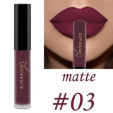 Sexy long lasting waterproof super matte lipstick moisturizing cream velvet lipstick