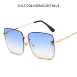 Luxury Square Bee Sunglasses