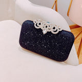 new fashion Sequined Scrub Clutch Women's Evening Bags