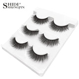 New 3 pairs natural false eyelashes