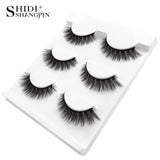 New 3 pairs natural false eyelashes