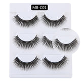 3D 5 Pairs Mink Eyelashes