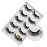 3D 5 Pairs Mink Eyelashes