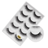 3D 5 Pairs Mink Eyelashes