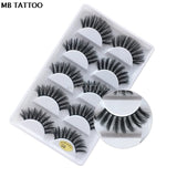 3D 5 Pairs Mink Eyelashes