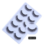 3D 5 Pairs Mink Eyelashes