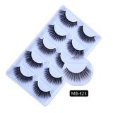 3D 5 Pairs Mink Eyelashes