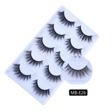 3D 5 Pairs Mink Eyelashes