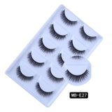 3D 5 Pairs Mink Eyelashes