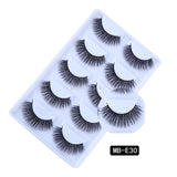 3D 5 Pairs Mink Eyelashes