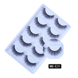 3D 5 Pairs Mink Eyelashes