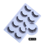 3D 5 Pairs Mink Eyelashes