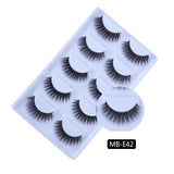 3D 5 Pairs Mink Eyelashes